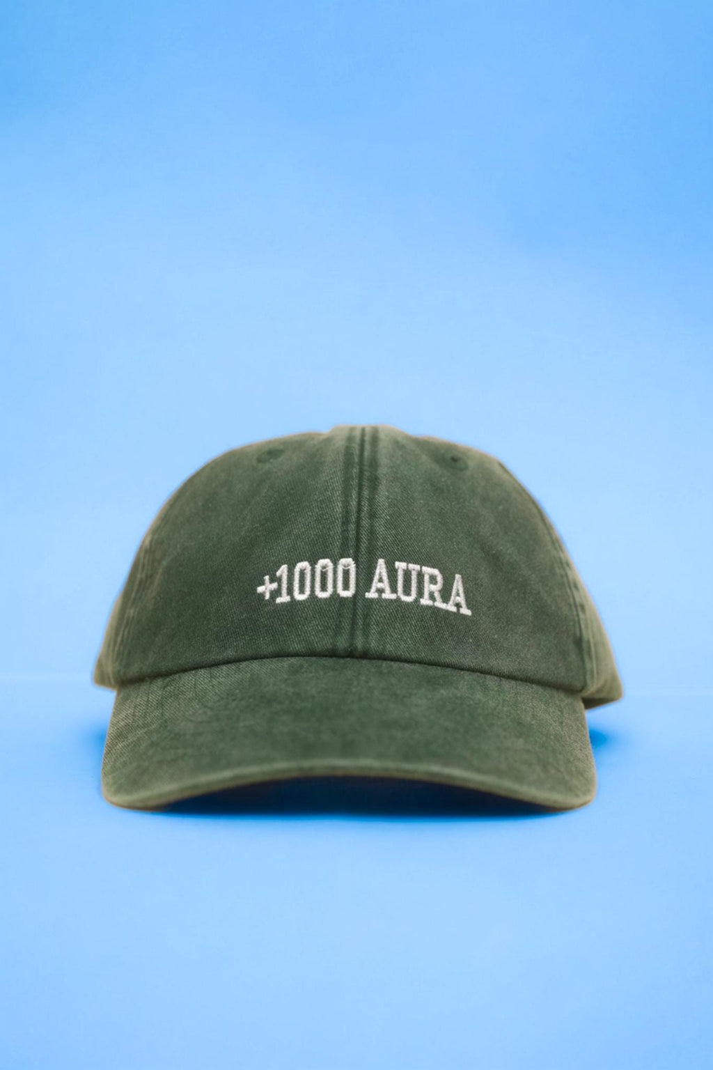 1000 AURA Kappe Bestickt – Vintage Dad Hat– Trend Meme Kappe – Geschenk für Teenager & Gamer – Retro Baumwollcap Unisex – Wunschtext
