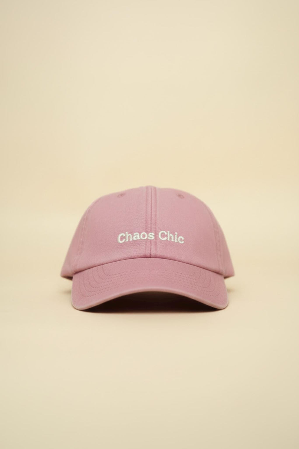 Chaos Chic Kappe Bestickt – Vintage Hat Rosa – Baumwollcap für Frauen – Geschenk für Freundin & Mama – Retro Aesthetic Cap – Busy Mom – Cap