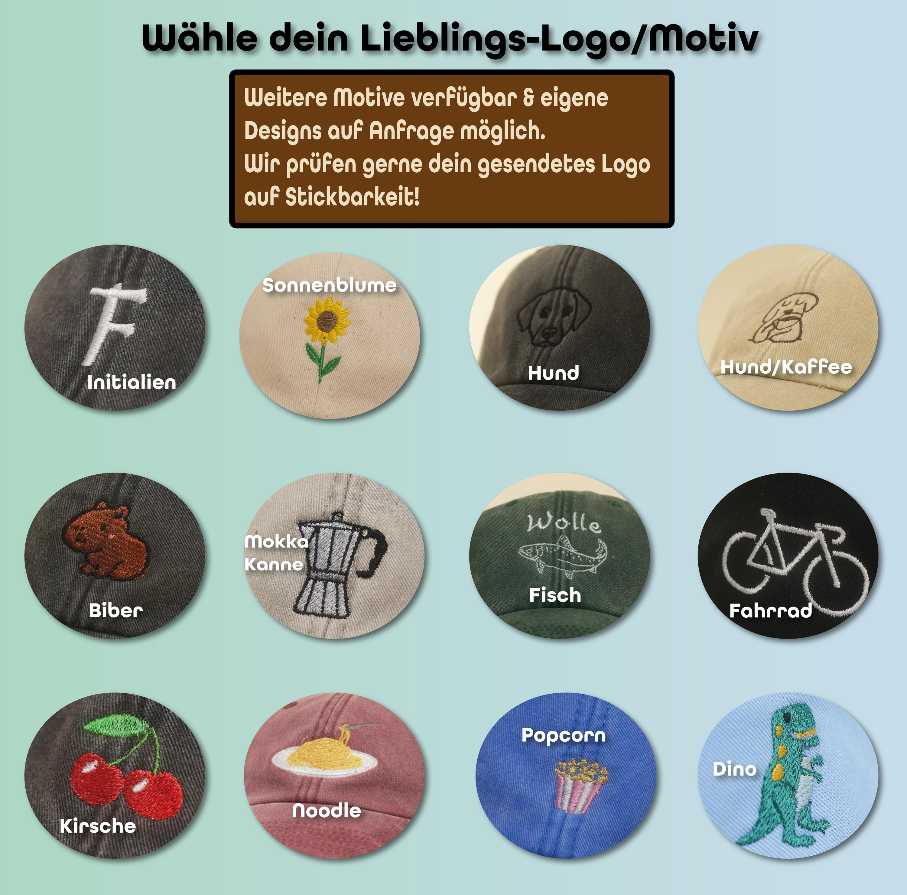 Kaffeeliebhaber Kappe – Bestickter Dad Hat – Mokka-Kanne & Spruch – Unisex Baumwollcap – More Espresso Less Depresso - Kappe mit Wunschtext