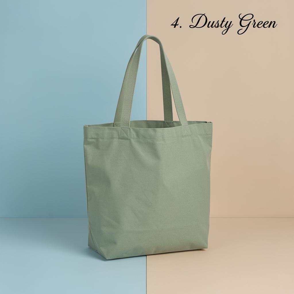 Personalisierte Canvas Tasche mit Text & Logo | Nachhaltiger Shopper in 5 Farben | Individuelle Tragetasche für Uni - Alltag | Geschenkidee