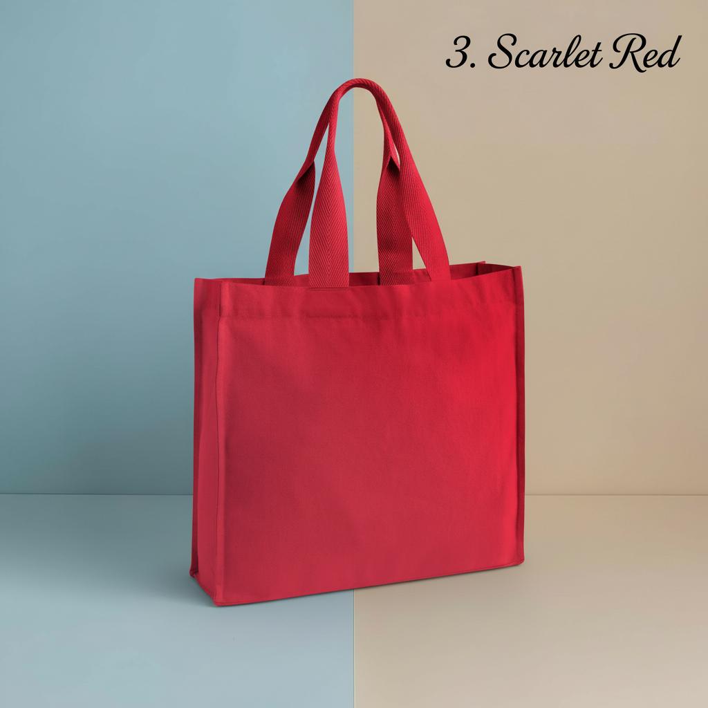 Personalisierte Canvas Tasche mit Wunschlogo & Text | Nachhaltiger Shopper aus Recycelter Baumwolle | Individuelles Geschenk | Handle Bag