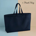 Personalisierte Canvas Tote Bag mit Bestickung – Individuelle Tasche mit Name, Logo oder Line Art– Hochwertiges Geschenk für Sie & Ihn