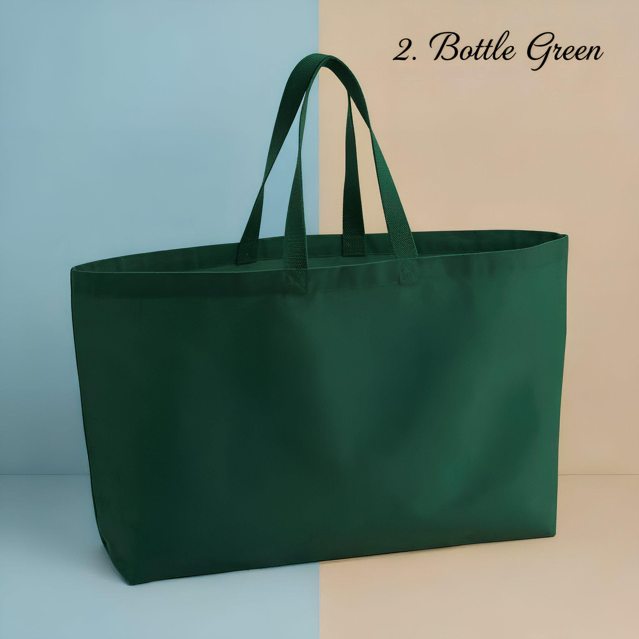 Personalisierte Canvas Tote Bag mit Bestickung – Individuelle Tasche mit Name, Logo oder Line Art– Hochwertiges Geschenk für Sie & Ihn