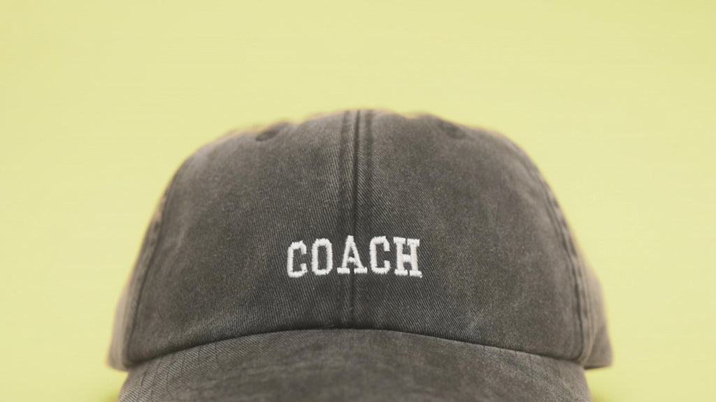COACH Kappe Bestickt